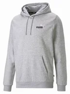Bluzy męskie - BLUZA męska PUMA z kapturem 674471-04 szara S - miniaturka - grafika 1