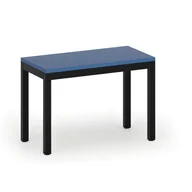 Wyposażenie sportowe i gimnastyczne - Ławka szatniowa, siedzisko - laminat, długość 600 mm, niebieski - miniaturka - grafika 1