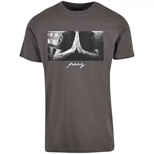 Mister Tee Men Pray Tee T-shirt męski, dostępny w wielu różnych kolorach, rozmiary XS-5XL, ciemny., L - Koszulki męskie - miniaturka - grafika 1
