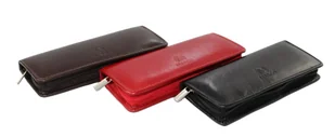 Wytrzymałe Skórzane Etui Na Długopisy I Pióra MARCO (PL) Skóra Naturalna Licowa E-217s 16,5 x 7 x 2 [cm] - Etui na długopisy i pióra - miniaturka - grafika 1