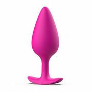 Masażery prostaty - B swish bfilled Basic Plus Prostate Plug Magenta - miniaturka - grafika 1