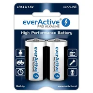 Baterie i akcesoria - EverActive 2 x baterie alkaliczne Pro LR14 C blister EVLR14-PRO - miniaturka - grafika 1