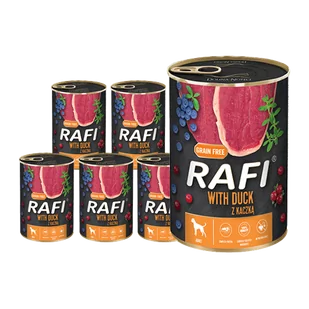 Dolina Noteci Rafi z kaczką 6x400g 42514-uniw - Mokra karma dla psów - miniaturka - grafika 1