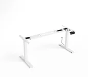 Biurka - Stelaż elektryczny do biurka z regulacją wysokości biały RXD2 - miniaturka - grafika 1