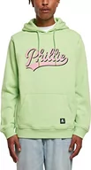 Bluzy męskie - STARTER BLACK LABEL Męska bluza z kapturem Starter Phillie Hoody, zielony jadegreen, XXL - miniaturka - grafika 1