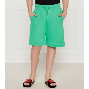 HUGO KIDS Szorty Relaxed fit - Spodnie i spodenki dla chłopców - miniaturka - grafika 1