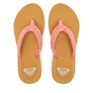 Klapki i japonki damskie - Japonki Roxy ARJL101166 Koralowy - miniaturka - grafika 1