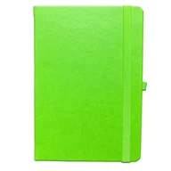 Notesy i bloczki - ELEGANCKI Notes Notatnik A5 w kropki z gumką TRAWIASTA ZIELEŃ - miniaturka - grafika 1