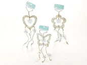 Zawieszki - Łapacz snów drewniany z piórkami MIX - ADAR - miniaturka - grafika 1