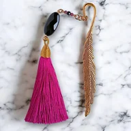 Zakładki do książek - Zakładka ONYKS & RUBIN : fuksja : zakładka PREMIUM - miniaturka - grafika 1