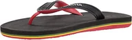 Sandały męskie - Quiksilver Sandały męskie Haleiwa II, czarny, czerwony, zielony, 38 EU - miniaturka - grafika 1