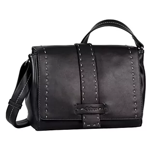 Torebki damskie - Gabor Damska torba Anna Flap Bag M no Zip, czarny - grafika 1