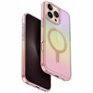Etui i futerały do telefonów - Etui UNIQ Iridescia do iPhone 16 Pro Max Magclick Charging pink prism - miniaturka - grafika 1