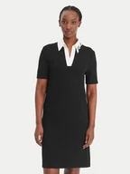 Sukienki - KARL LAGERFELD Sukienka codzienna B1W13029 Czarny Regular Fit - miniaturka - grafika 1