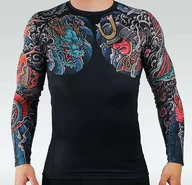 Koszulki sportowe męskie - Ground Game Rashguard "Bushido" 3.0 Długi Rękaw - miniaturka - grafika 1