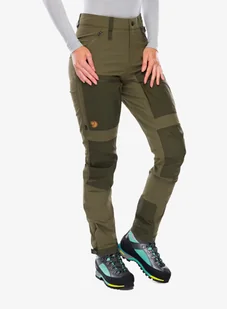Spodnie trekkingowe damskie Fjallraven Keb Agile Trousers - laurel green/deep forest - Odzież trekkingowa damska - miniaturka - grafika 1