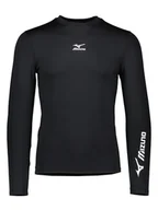 Koszulki sportowe damskie - Mizuno Koszulka funkcyjna w kolorze czarnym - miniaturka - grafika 1
