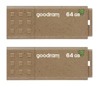 Pendrive - GoodRam UME3 Eco Friendly Dwupak 2x64GB USB 3.2 Brązowy UME3-0640EFR11-2P - miniaturka - grafika 1