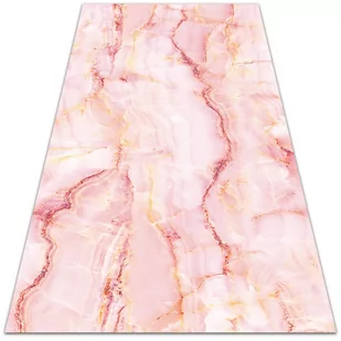 Wewnętrzny dywan winylowy Różowy marmur 150x225 cm - Dywany - miniaturka - grafika 1
