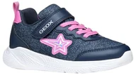 Buty dla dziewczynek - Geox J Sprintye Girl A Sneakersy dziewczęce, Granatowy, 38 EU - miniaturka - grafika 1
