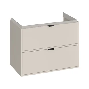 Szafka pod umywalkę wisząca Atrato 79.4x44.8x60.5 cm kaszmir Cersanit - Szafki łazienkowe - miniaturka - grafika 1