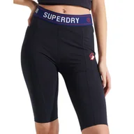 Legginsy - Spodenki damskie Superdry Kokkino kolarki granatowe-S - miniaturka - grafika 1