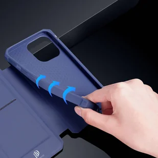 Dux Ducis Skin X kabura etui pokrowiec z klapką iPhone 13 Pro niebieski - Etui i futerały do telefonów - miniaturka - grafika 11
