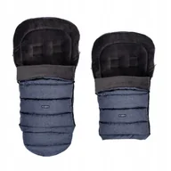 Śpiworki dla dzieci - ZAFFIRO Śpiwór do wózka iGrow Plusz Melange navy blue - miniaturka - grafika 1