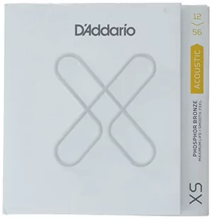 D'Addario 12-56 lekka góra/średni spód, XS struny do gitary akustycznej powlekane brązem fosforowym - Struny gitarowe  - miniaturka - grafika 1