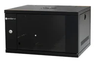 Akcesoria do serwerów - EmiterNet Szafa wisząca lekka niedzielona 19'' 6U, drzwi blacha/szkło, 550×450×320mm szer./gł./wys. - miniaturka - grafika 1