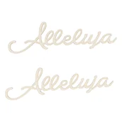 Scrapbooking - EKO-DECO, napis, Alleluja, 2 sztuki - miniaturka - grafika 1