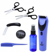Zabawy w naśladowanie dorosłych - Zestaw Małego Barbera Fryzjer Maszynka Nożyczki Akcesoria 10 el. - miniaturka - grafika 1