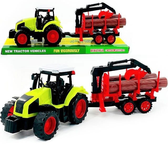 Traktor z drewnem 40cm BA8417 18417