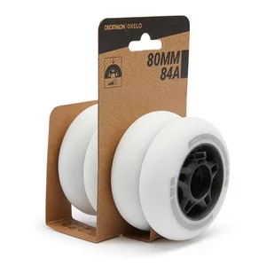 4 koła Oxelo 80 mm 84A do rolek fitness FIT - Akcesoria do skatingu - miniaturka - grafika 1