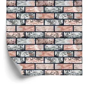 Tapety - Tapeta Wielobarwna Cegiełka - miniaturka - grafika 1