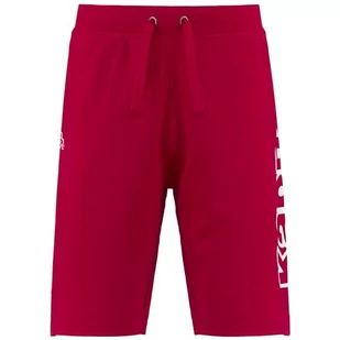 Kappa Męskie spodnie sportowe Bilmer, czerwone, 3XL - Spodenki męskie - miniaturka - grafika 1