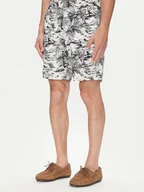 Spodenki męskie - Tommy Hilfiger Szorty materiałowe MW0MW39284 Granatowy Regular Fit - miniaturka - grafika 1