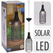 Lampy ogrodowe - ProGarden Koopman Wisząca lampa solarna LED do ogrodu, metalowa, 11 cm DT9000010 - miniaturka - grafika 1