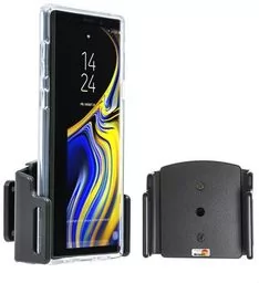 Uchwyt uniwersalny regulowany do Samsung Galaxy A70 bez futerału oraz w futerale lub etui o wymiarach: 75-89 mm (szer.), 2-10 mm (grubość). - Uchwyty samochodowe do telefonów - miniaturka - grafika 1