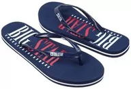 Klapki i japonki damskie - Japonki sportowe lekkie BIG STAR LL274809 granat - miniaturka - grafika 1