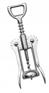 Korkociąg do wina otwieracz metalowy tradycyjny - Korkociągi i otwieracze - miniaturka - grafika 1