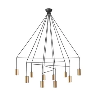 Nowodvorski Lampa Wisząca IMBRIA SOLID BRASS X7954 Mosiądz - Lampy sufitowe - miniaturka - grafika 1