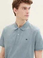Koszulki męskie - MĘSKA KOSZULKA POLO TOM TAILOR BASIC GREY MINT S - miniaturka - grafika 1