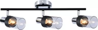 Lampy sufitowe - Lampex Avola lampa sufitowa (spot) 3-punktowa czarny/chrom LPX0034/3 - miniaturka - grafika 1