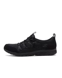 Skechers Damskie trampki sportowe Gratis Black, 5,5 UK - Trampki damskie - miniaturka - grafika 1