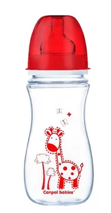 Canpol babies Butelka szerokootworowa antykolkowa EasyStart KOLOROWE ZWIERZĘTA 300 ml 3 - Butelki dla niemowląt - miniaturka - grafika 1