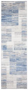 Szaro-niebieski geometryczny chodnik nowoczesny N0-T39 - Wycieraczki - miniaturka - grafika 1