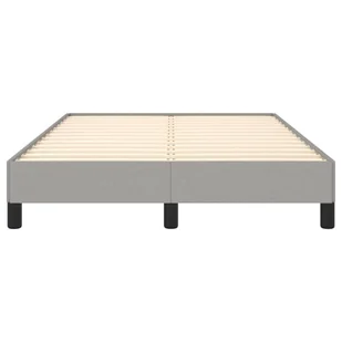 Lumarko Rama łóżka, jasnoszara, 120 x 200 cm, tapicerowana tkaniną - Łóżka - miniaturka - grafika 6