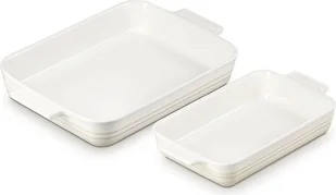 Formy do pieczenia Le Creuset prostokątne beżowe 2 szt. - Brytfanny - miniaturka - grafika 1