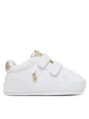 Buty dla dziewczynek - Polo Ralph Lauren Niechodki RL03389102 Heritage Court II EZ Biały - miniaturka - grafika 1